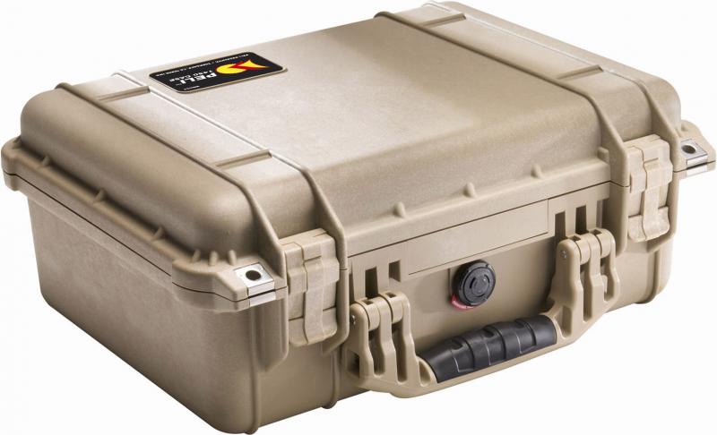 Защитный кейс Peli 1450 песочный пустой