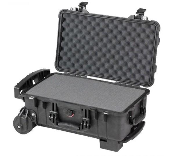 Защитный кейс Peli 1510 черный с усиленной рамой и колесной базой