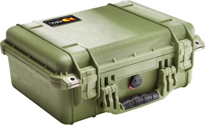 Защитный кейс Peli 1450 оливковый пустой