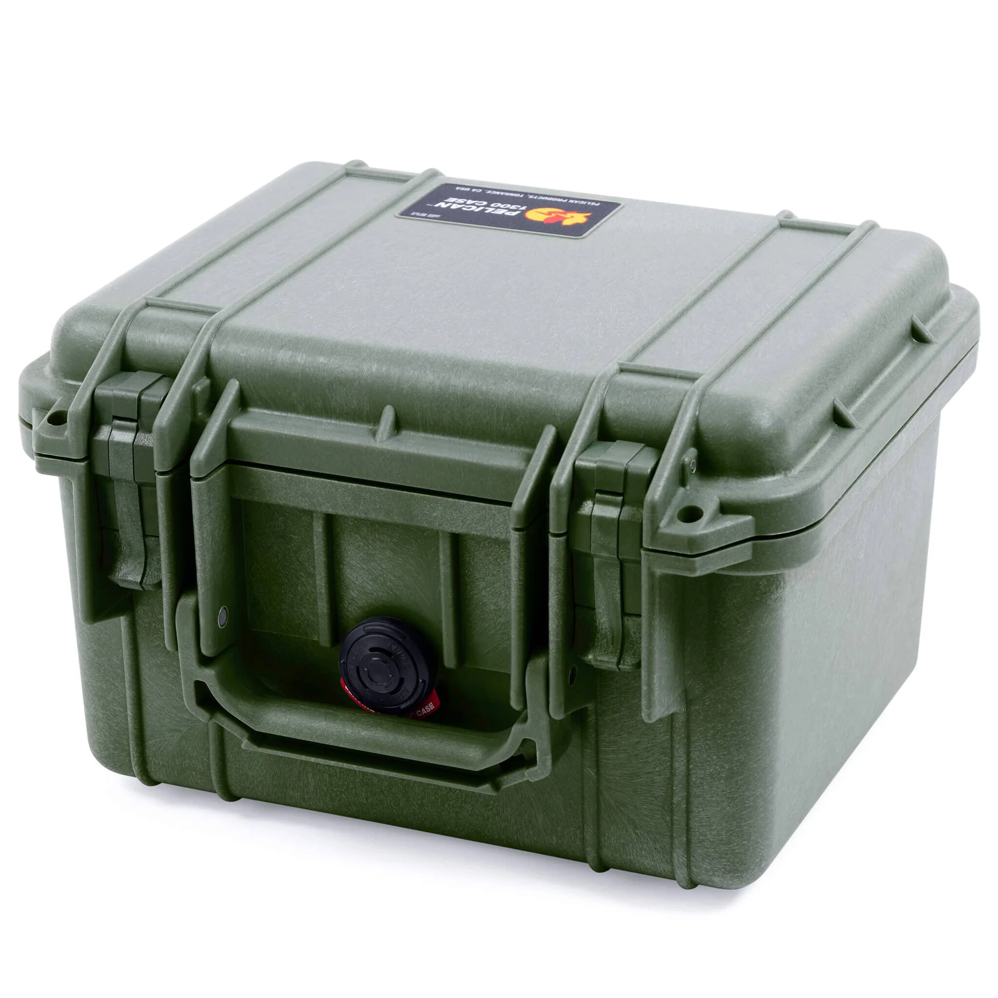 Защитный кейс Peli 1300 оливковый с поропластом