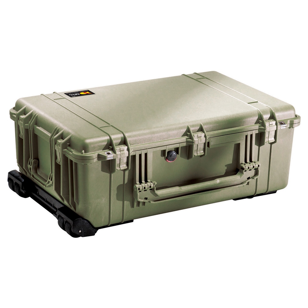 Защитный кейс Peli 1650 оливковый пустой