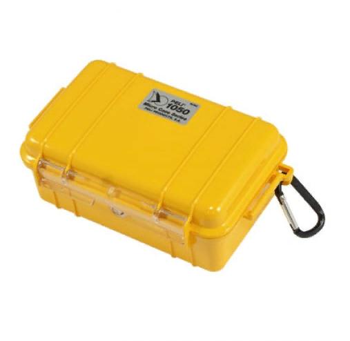Защитный кейс Peli 1050 желтый с вставкой