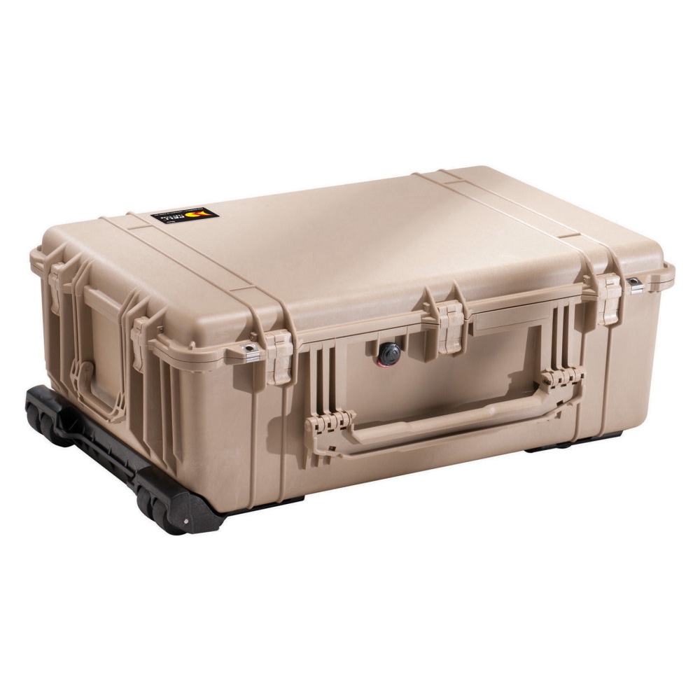 Защитный кейс Peli 1650 песочный с поропластом
