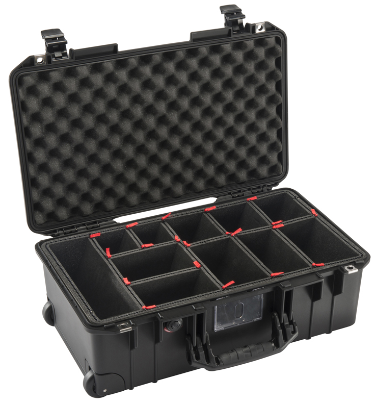 Защитный кейс Peli Air 1535 черный с жесткими перегородками TrekPak